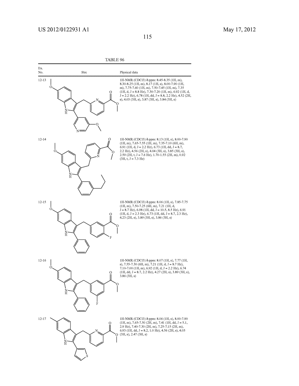 INDOLE DERIVATIVE OR PHARMACEUTICALLY ACCEPTABLE SALT THEREOF - diagram, schematic, and image 116