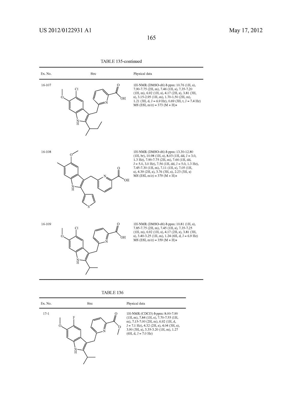 INDOLE DERIVATIVE OR PHARMACEUTICALLY ACCEPTABLE SALT THEREOF - diagram, schematic, and image 166