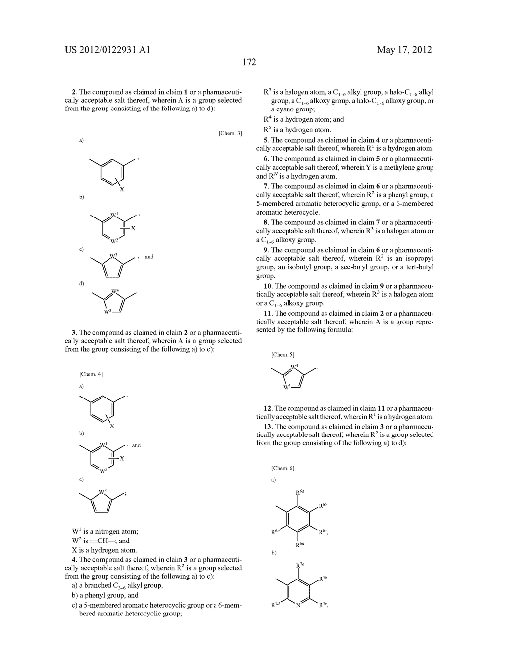 INDOLE DERIVATIVE OR PHARMACEUTICALLY ACCEPTABLE SALT THEREOF - diagram, schematic, and image 173