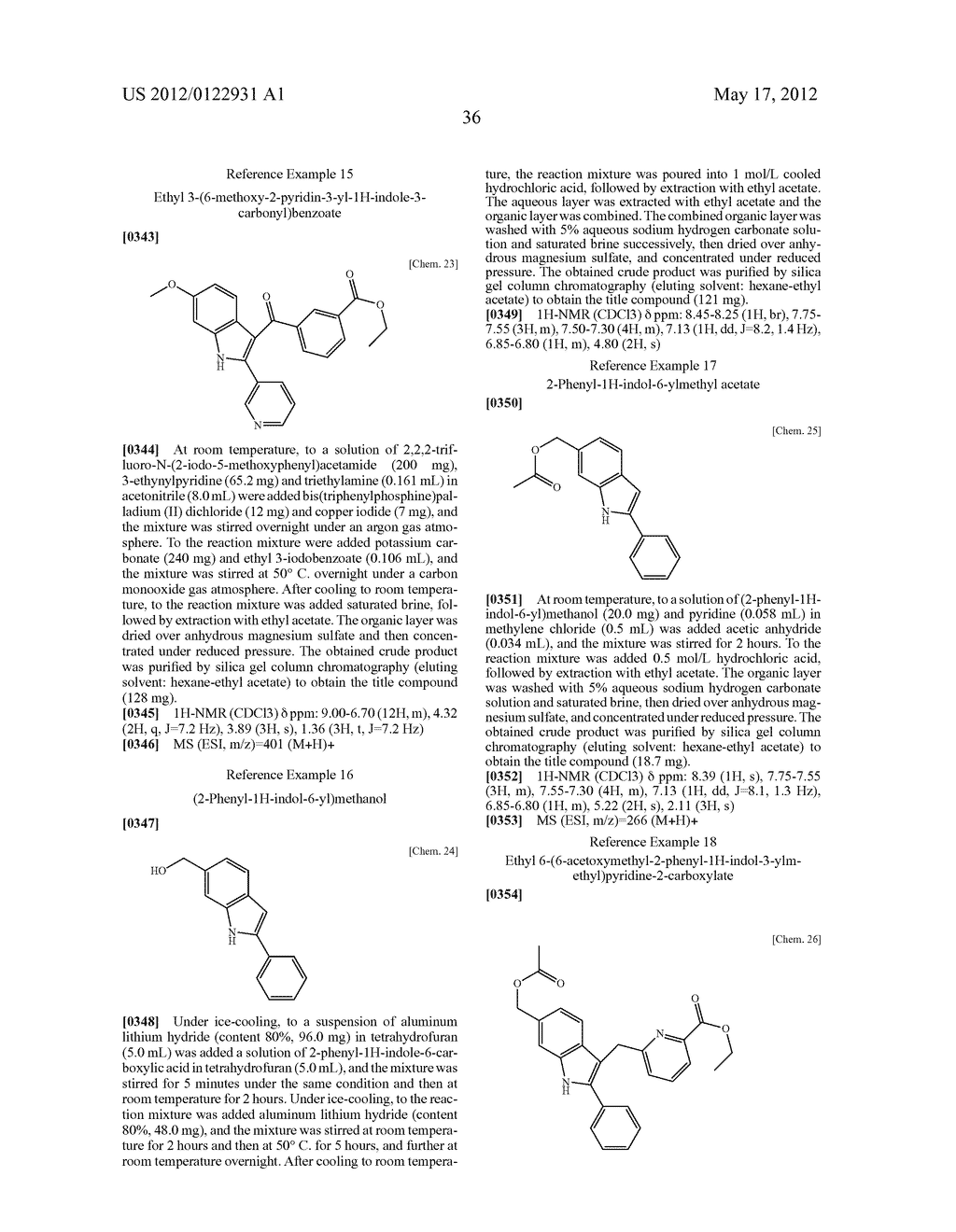 INDOLE DERIVATIVE OR PHARMACEUTICALLY ACCEPTABLE SALT THEREOF - diagram, schematic, and image 37