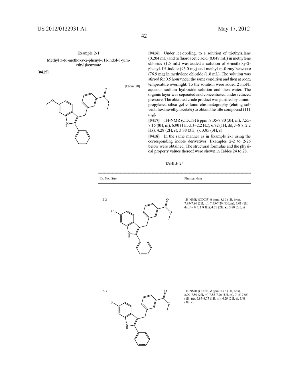 INDOLE DERIVATIVE OR PHARMACEUTICALLY ACCEPTABLE SALT THEREOF - diagram, schematic, and image 43