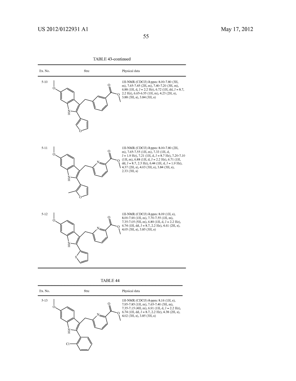 INDOLE DERIVATIVE OR PHARMACEUTICALLY ACCEPTABLE SALT THEREOF - diagram, schematic, and image 56
