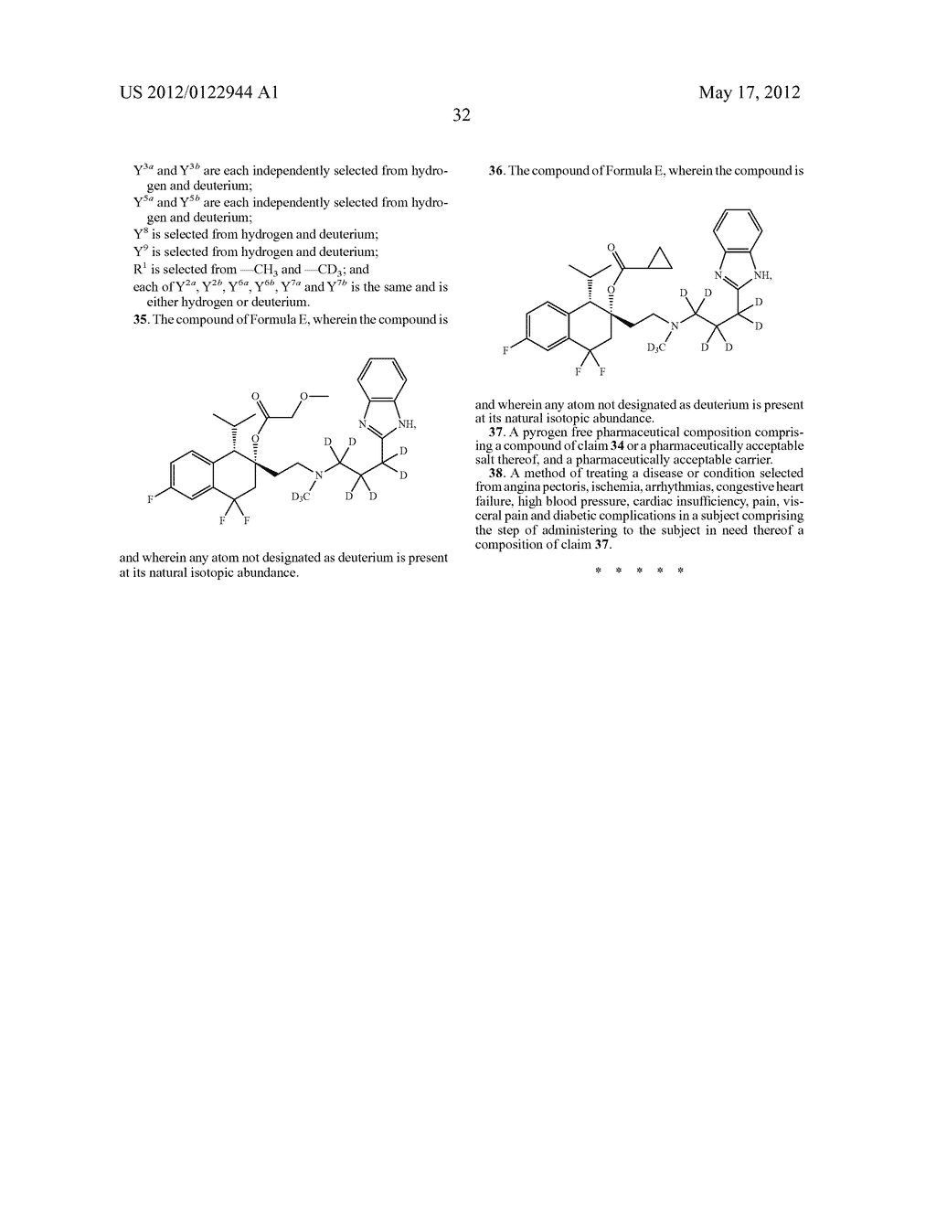 TETRAHYDRONAPHTHALENE DERIVATIVES - diagram, schematic, and image 35
