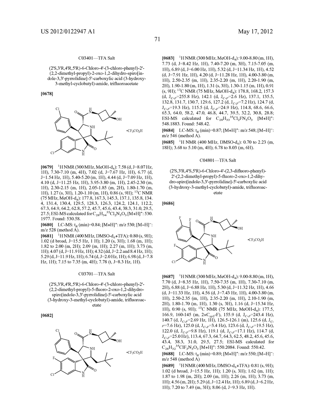 SPIRO-OXINDOLE MDM2 ANTAGONISTS - diagram, schematic, and image 114