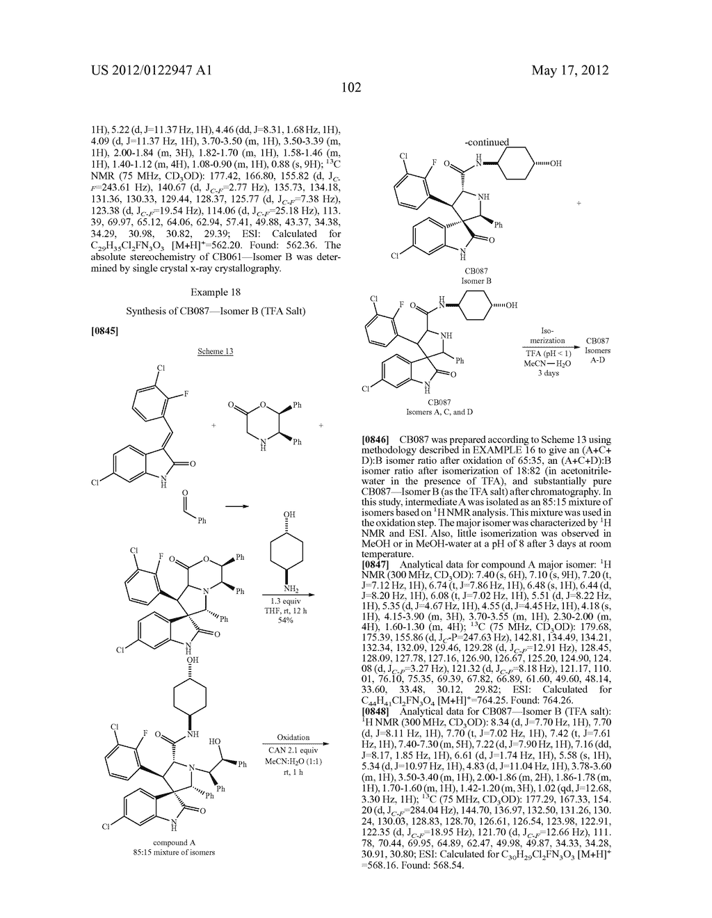 SPIRO-OXINDOLE MDM2 ANTAGONISTS - diagram, schematic, and image 145