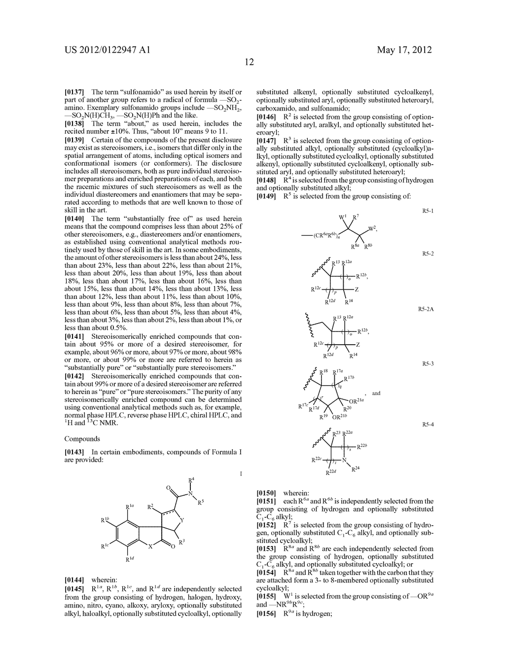 SPIRO-OXINDOLE MDM2 ANTAGONISTS - diagram, schematic, and image 55