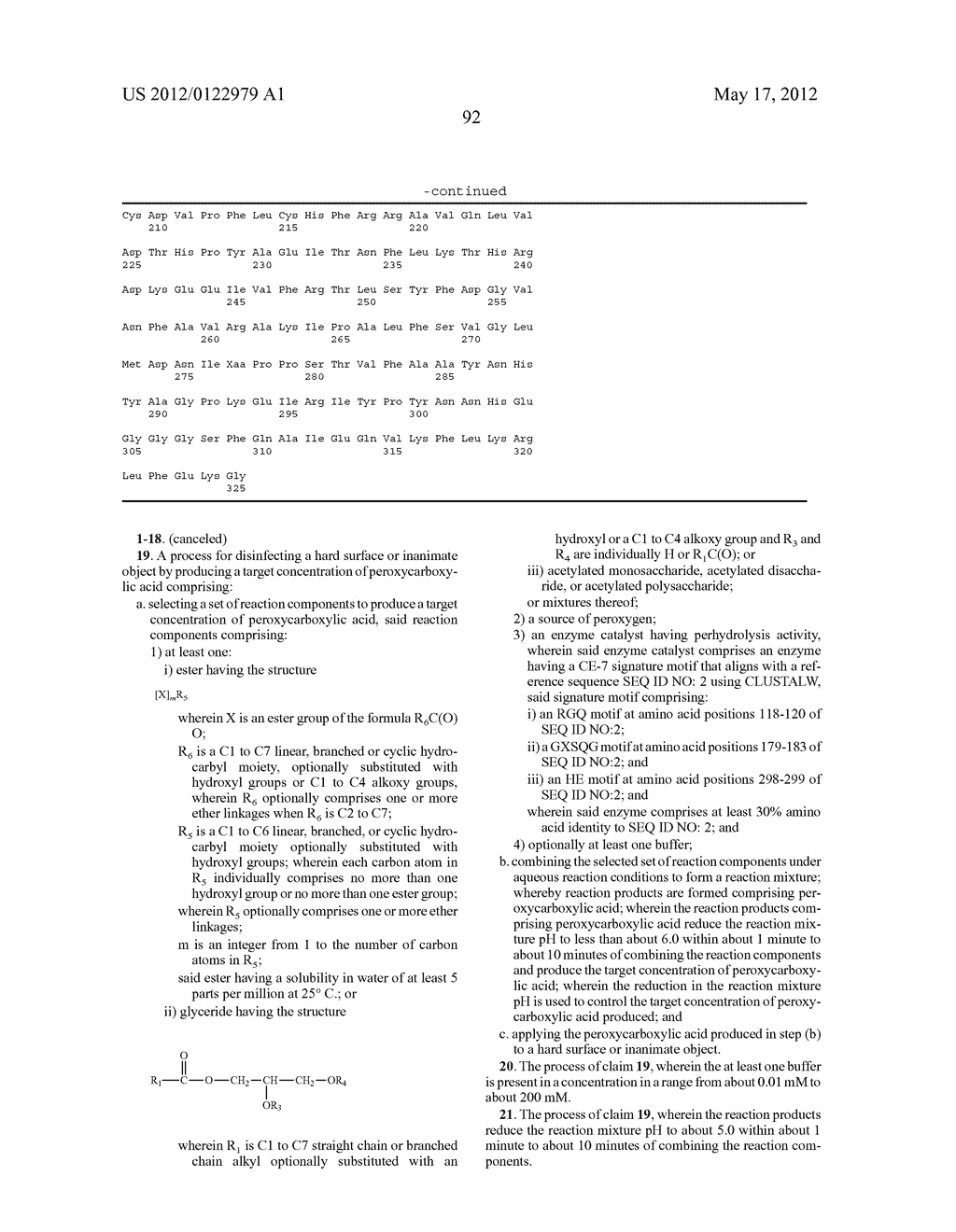 CONTROL OF ENZYMATIC PERACID GENERATION - diagram, schematic, and image 93