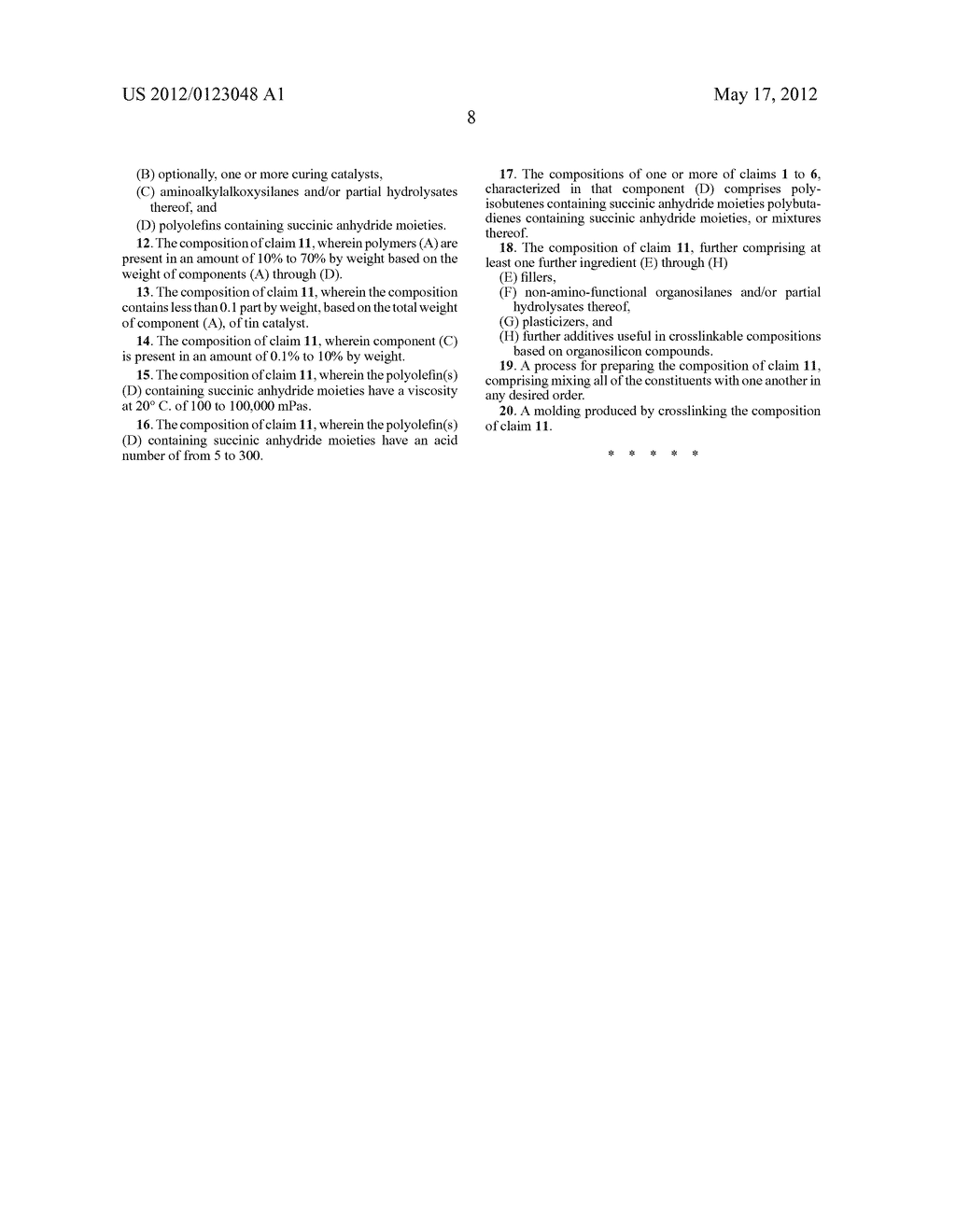 CROSS-LINKABLE ORGANOSILICON-BASED COMPOSITIONS - diagram, schematic, and image 09