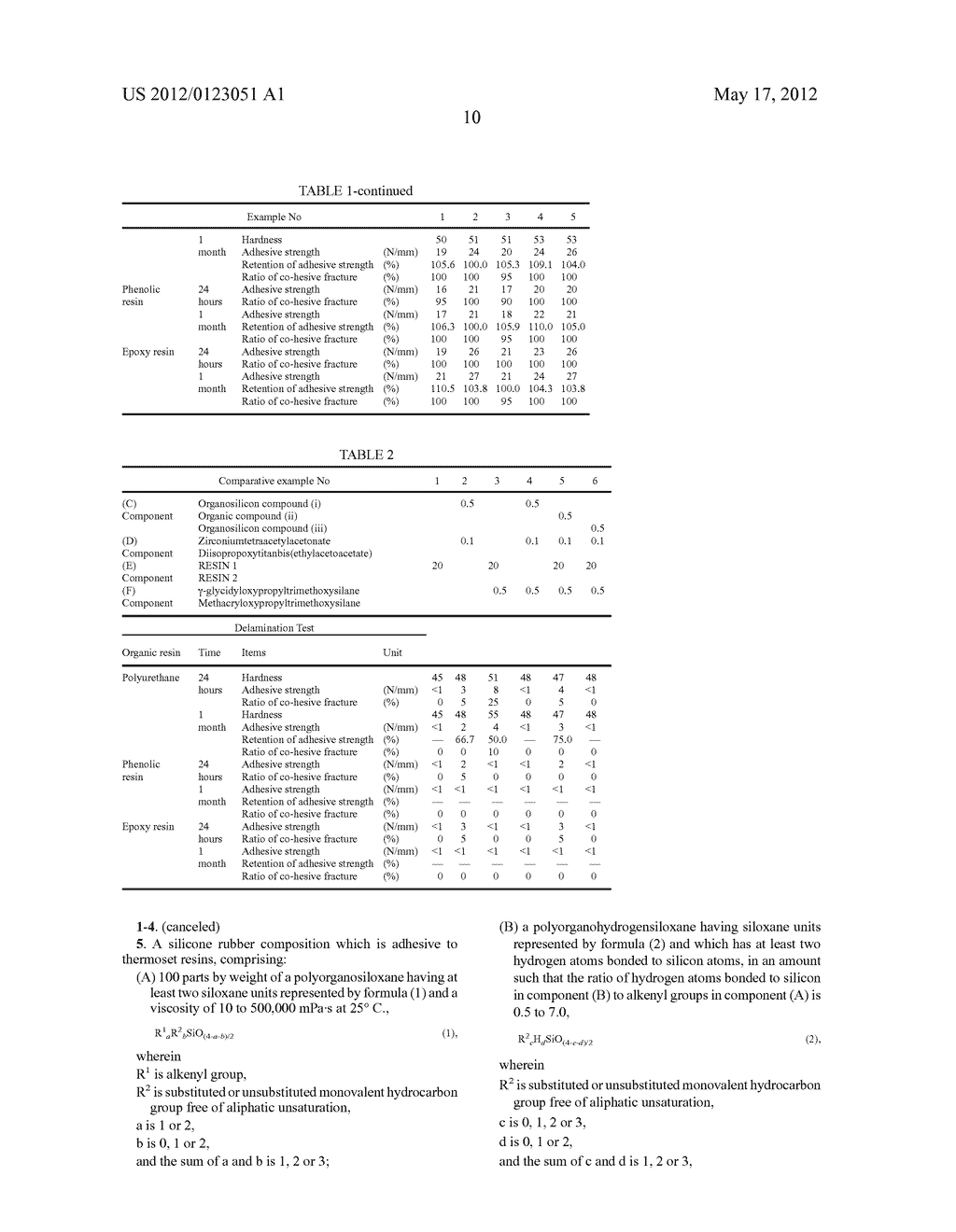  ADHESIVE SILICONE RUBBER COMPOSITION - diagram, schematic, and image 11