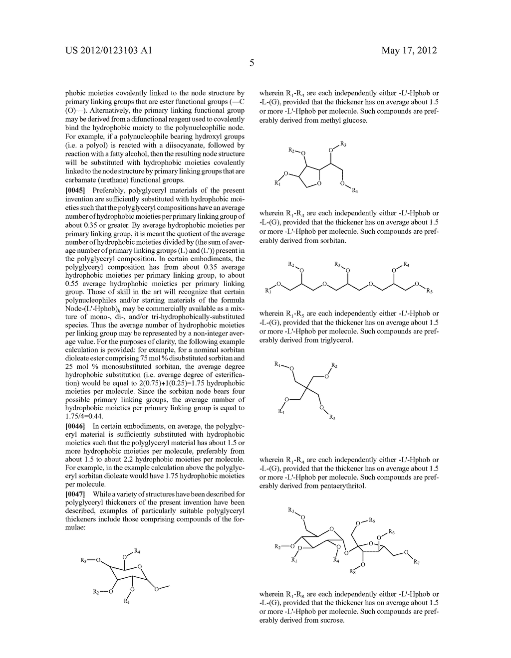 POLYGLYCERYL COMPOUNDS AND COMPOSITIONS - diagram, schematic, and image 10