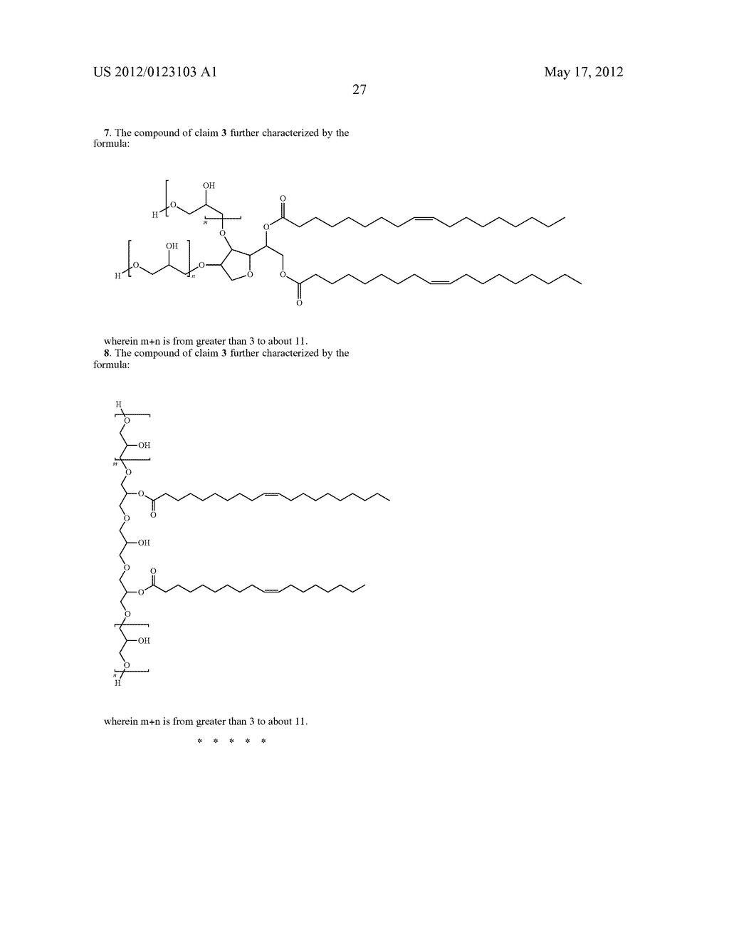 POLYGLYCERYL COMPOUNDS AND COMPOSITIONS - diagram, schematic, and image 32