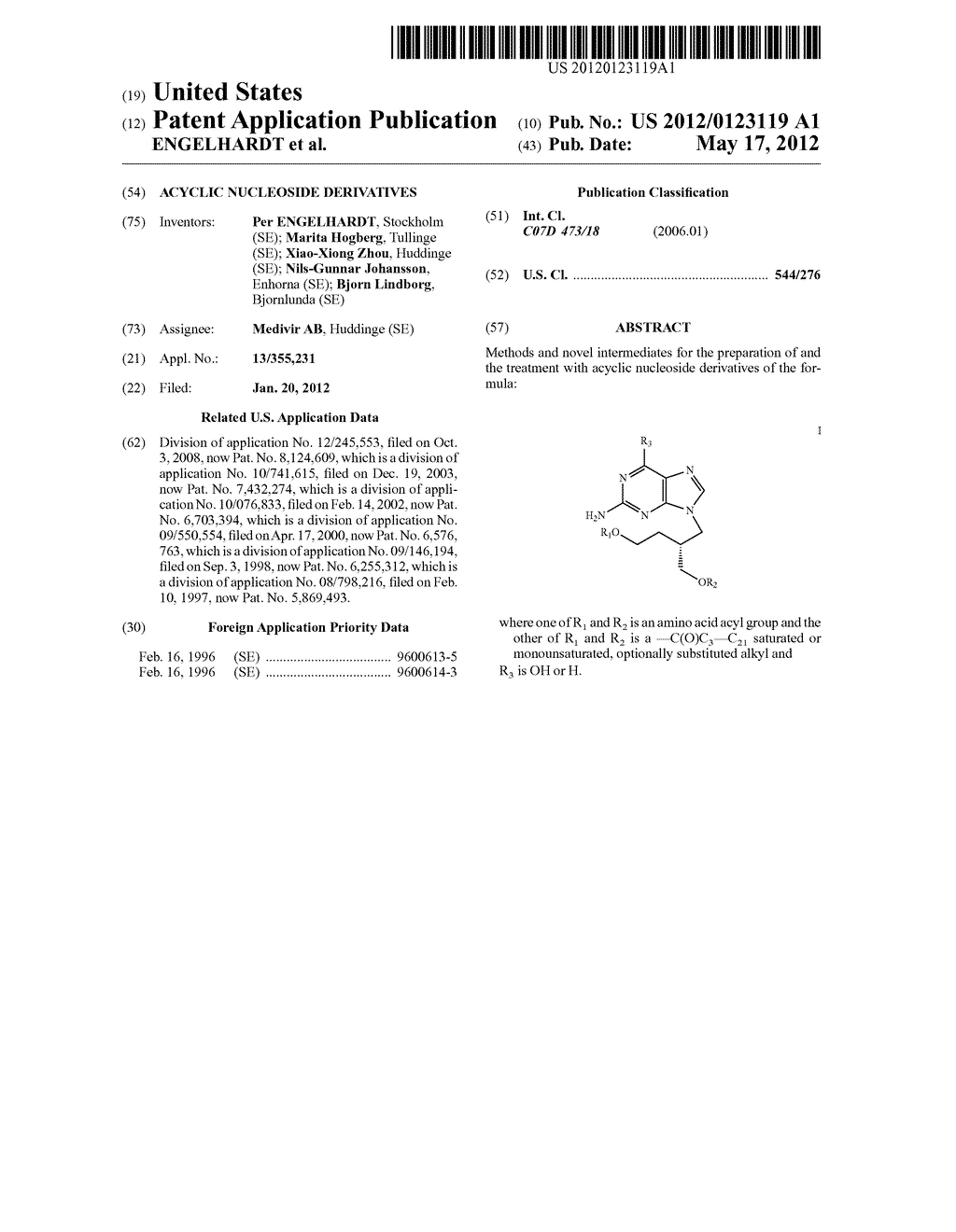 ACYCLIC NUCLEOSIDE DERIVATIVES - diagram, schematic, and image 01