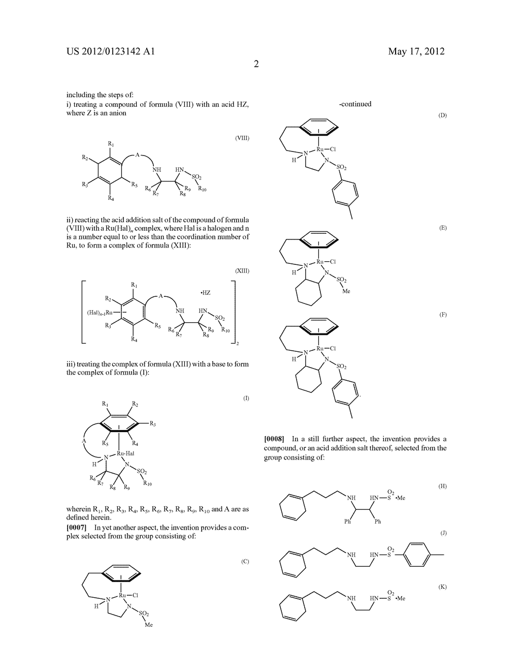 PROCESS FOR HYDROGENATING KETONES IN THE PRESENCE OF RU(II) CATALYSTS - diagram, schematic, and image 03