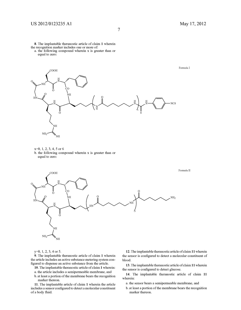 IMPLANTABLE THERANOSTIC ARTICLE - diagram, schematic, and image 10