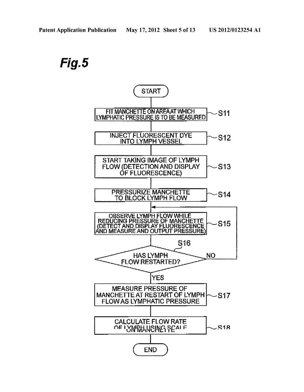 LYMPHATIC PRESSURE-MEASURING SYSTEM AND METHOD FOR CONTROLLING SAME - diagram, schematic, and image 06