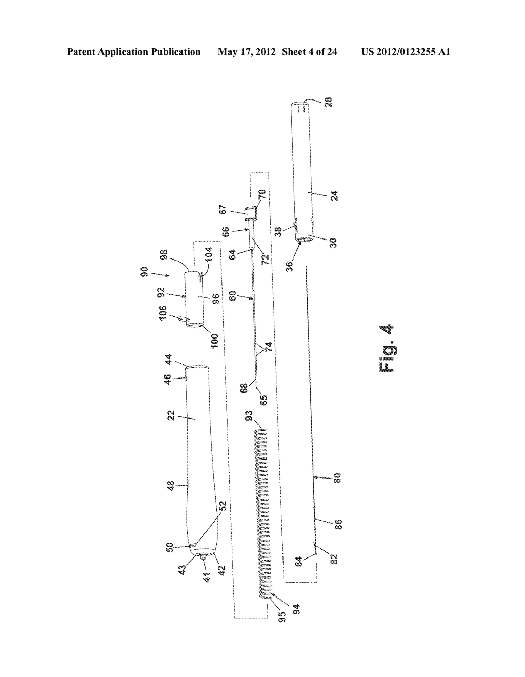 APPARATUS FOR IMPLANTING A PRELOADED LOCALIZATION WIRE - diagram, schematic, and image 05