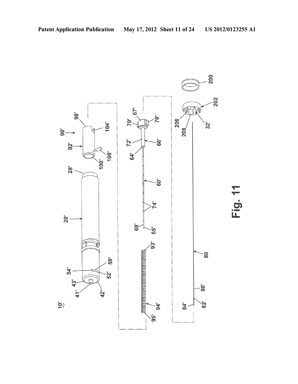 APPARATUS FOR IMPLANTING A PRELOADED LOCALIZATION WIRE - diagram, schematic, and image 12
