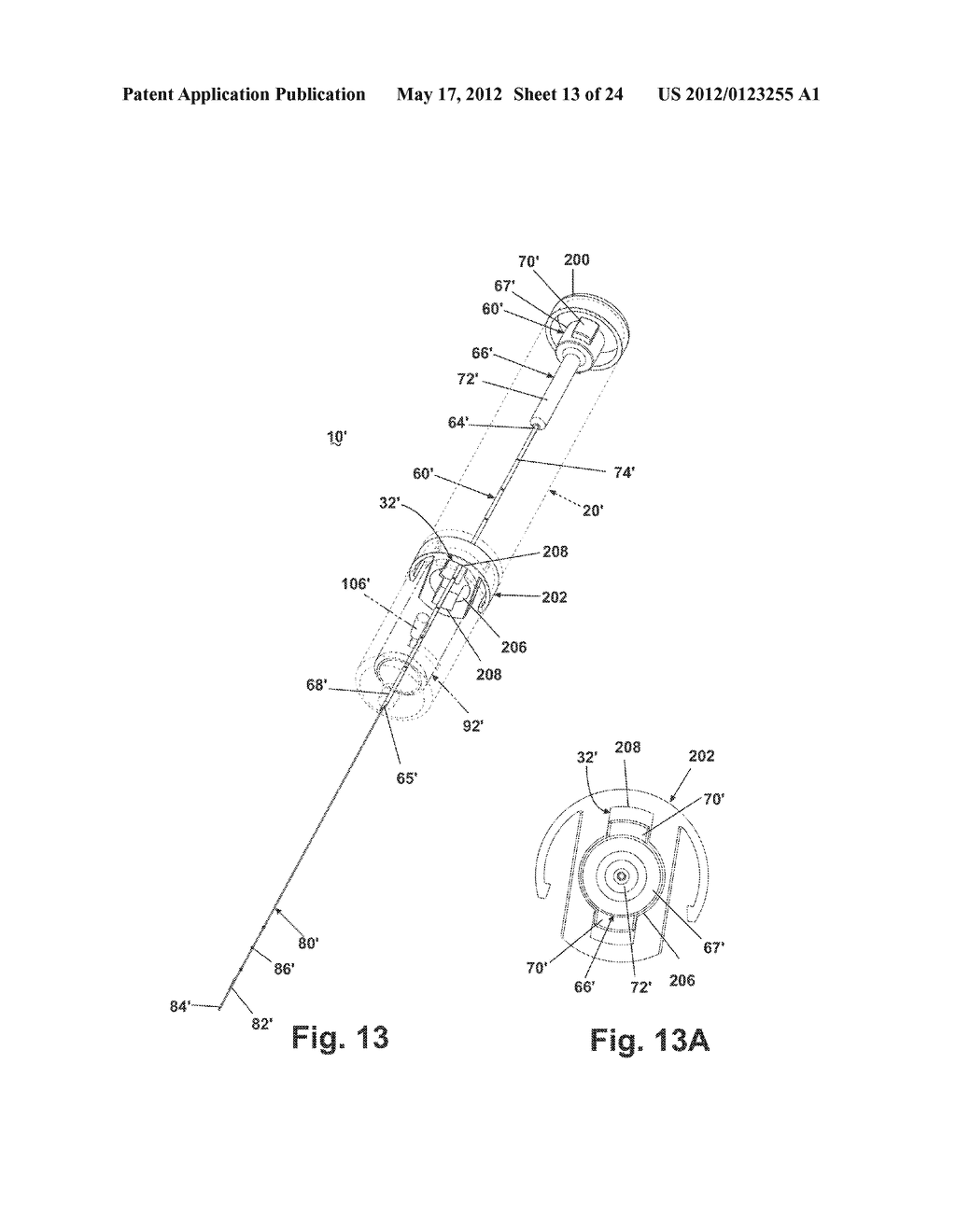 APPARATUS FOR IMPLANTING A PRELOADED LOCALIZATION WIRE - diagram, schematic, and image 14