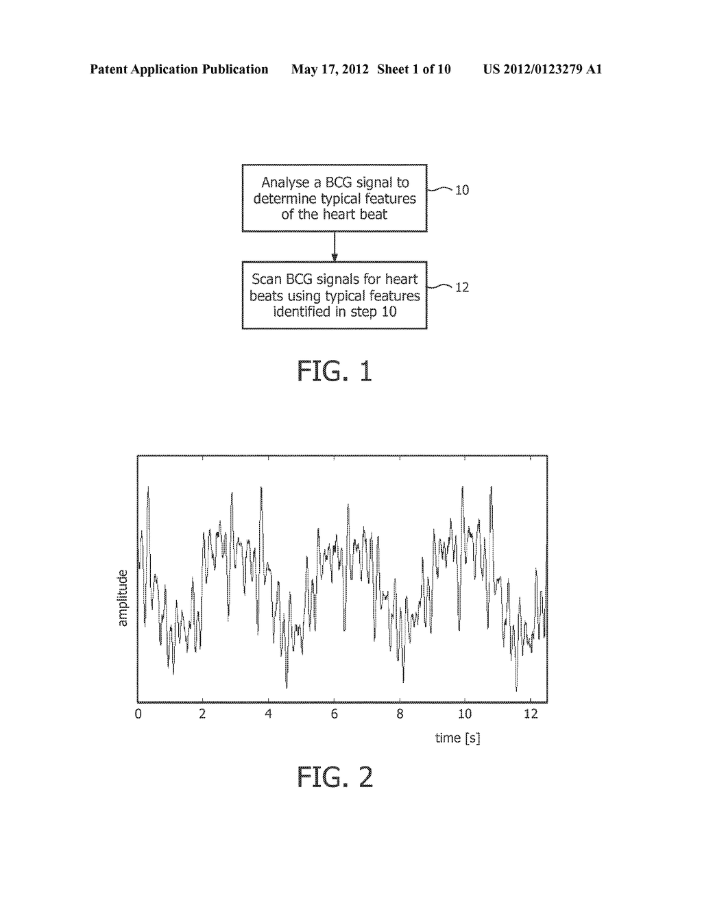 METHOD AND APPARATUS FOR THE ANALYSIS OF A  BALLISTOCARDIOGRAM SIGNAL - diagram, schematic, and image 02