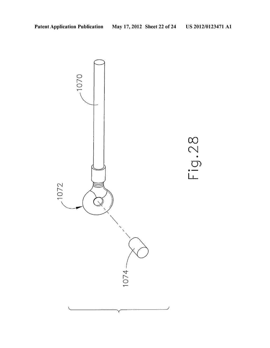 NEEDLE FOR LAPAROSCOPIC SUTURING INSTRUMENT - diagram, schematic, and image 23