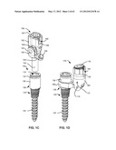 LOW PROFILE SPINAL PROSTHESIS INCORPORATING A BONE ANCHOR HAVING A     DEFLECTABLE POST AND A COMPOUND SPINAL ROD diagram and image