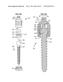 LOW PROFILE SPINAL PROSTHESIS INCORPORATING A BONE ANCHOR HAVING A     DEFLECTABLE POST AND A COMPOUND SPINAL ROD diagram and image