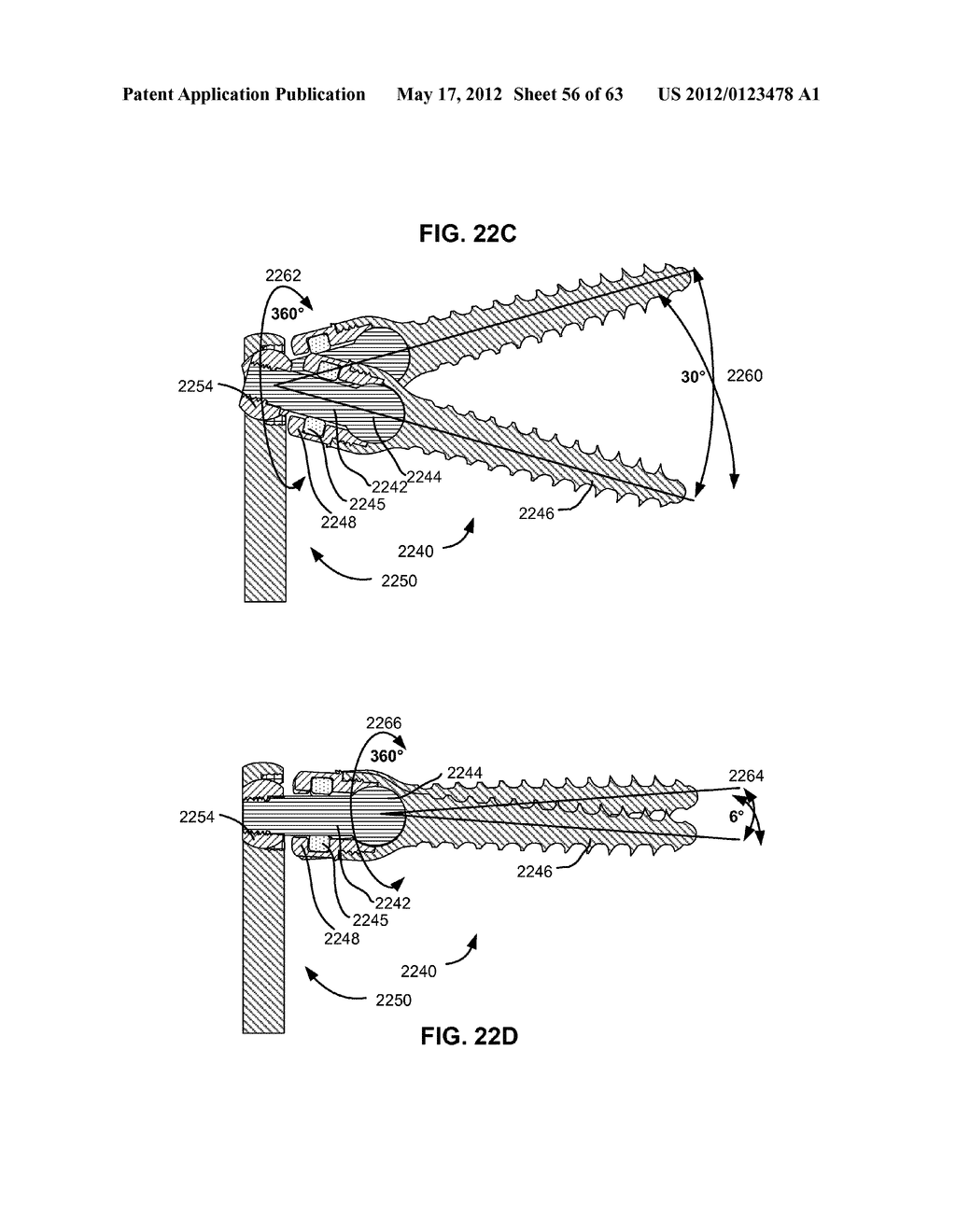 LOW PROFILE SPINAL PROSTHESIS INCORPORATING A BONE ANCHOR HAVING A     DEFLECTABLE POST AND A COMPOUND SPINAL ROD - diagram, schematic, and image 57