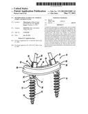 METHOD FOR PLACEMENT OF A PEDICLE SCREW AND ROD SYSTEM diagram and image