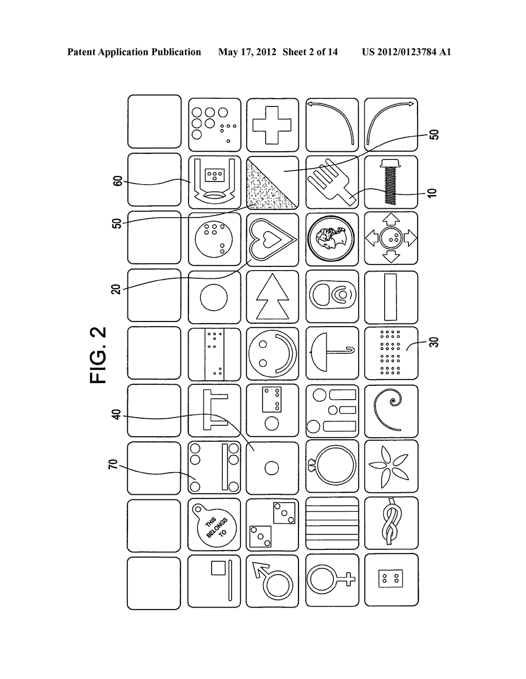 SEQUENCED MULTI-MEANING TACTILE SYMBOLS USEABLE TO PRODUCE SYNTHETIC     PLURAL WORD MESSAGES INCLUDING WORDS, PHRASES AND SENTENCES - diagram, schematic, and image 03