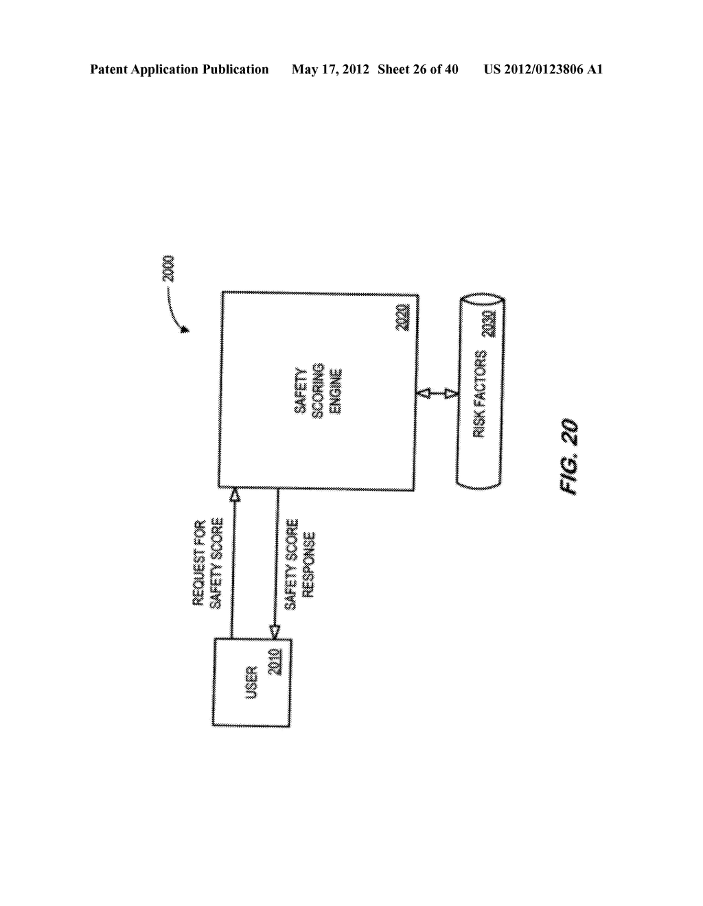 SYSTEMS AND METHODS FOR PROVIDING A SAFETY SCORE ASSOCIATED WITH A USER     LOCATION - diagram, schematic, and image 27