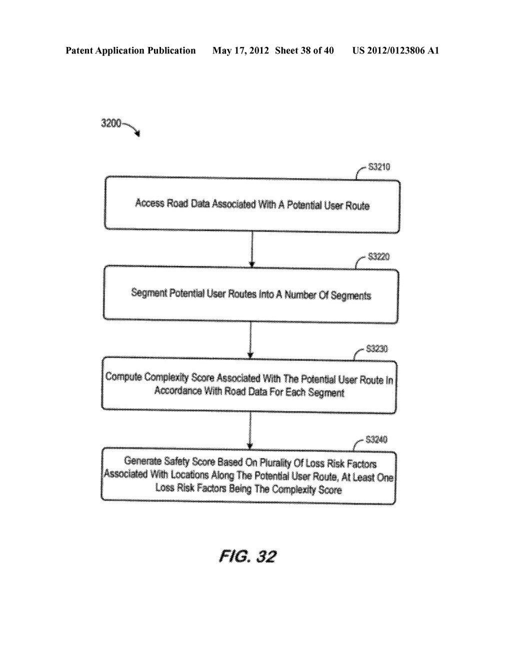 SYSTEMS AND METHODS FOR PROVIDING A SAFETY SCORE ASSOCIATED WITH A USER     LOCATION - diagram, schematic, and image 39