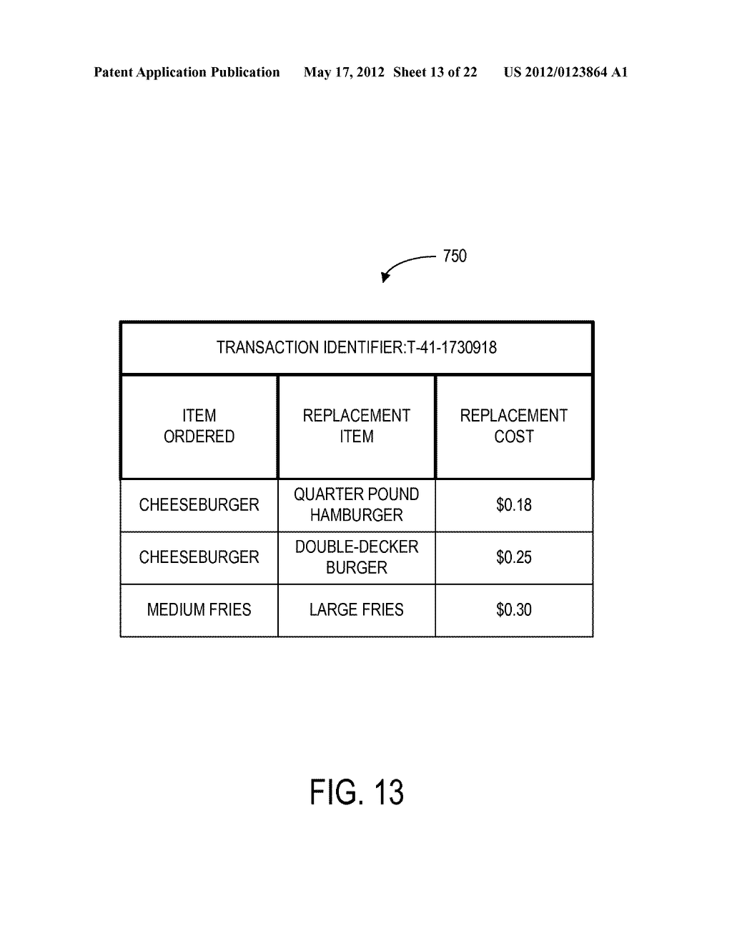 METHOD AND APPARATUS FOR SELECTING A SUPPLEMENTAL PRODUCT TO OFFER FOR     SALE DURING A TRANSACTION - diagram, schematic, and image 14