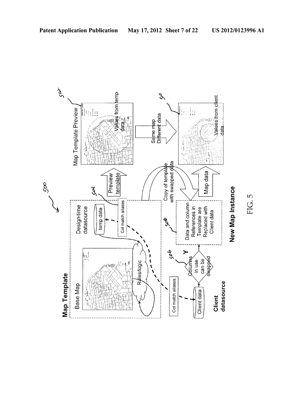 METHOD AND SYSTEM FOR REPLACING DATA IN A STRUCTURED DESIGN TEMPLATE - diagram, schematic, and image 08