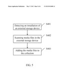 SYSTEM AND METHOD FOR GENERATING COLLECTION OF MEDIA FILES diagram and image