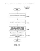 METHOD AND SYSTEM FOR SEARCHING AND RANKING ELECTRONIC MAILS BASED ON     PREDEFINED ALGORITHMS diagram and image