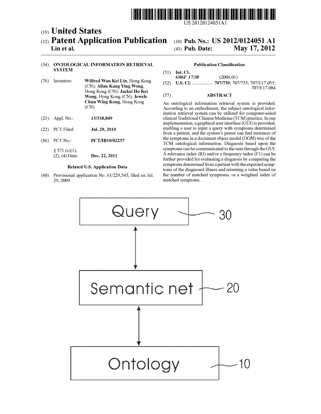 ONTOLOGICAL INFORMATION RETRIEVAL SYSTEM - diagram, schematic, and image 01