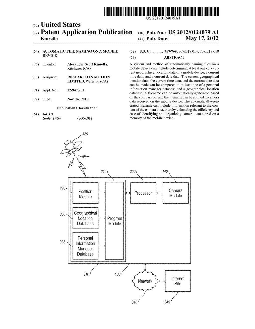 AUTOMATIC FILE NAMING ON A MOBILE DEVICE - diagram, schematic, and image 01