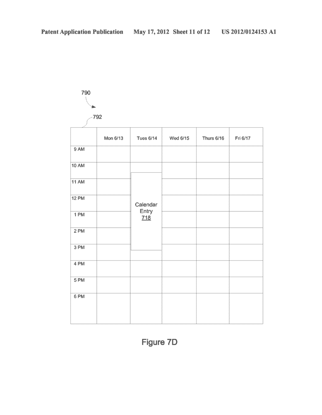 Method, System, Graphical User Interface, and Data Structure for Creating     Electronic Calendar Entries from Email Messages - diagram, schematic, and image 12