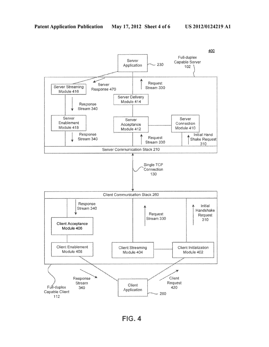 Full-Duplex Bi-Directional Communication Over a Remote Procedure Call     Based Communications Protocol, and Applications Thereof - diagram, schematic, and image 05