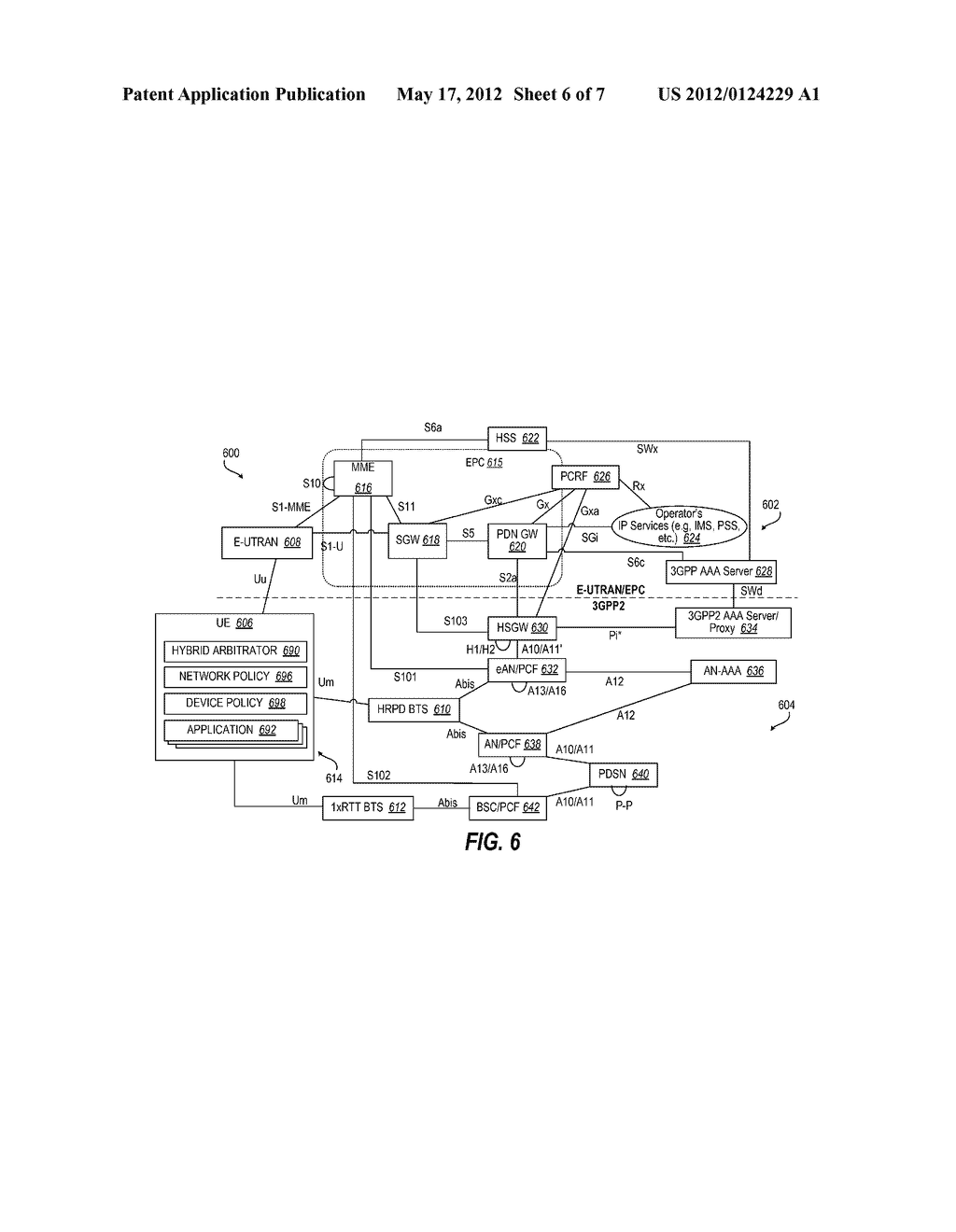 METHODS AND APPARATUS OF INTEGRATING DEVICE POLICY AND NETWORK POLICY FOR     ARBITRATION OF PACKET DATA APPLICATIONS - diagram, schematic, and image 07