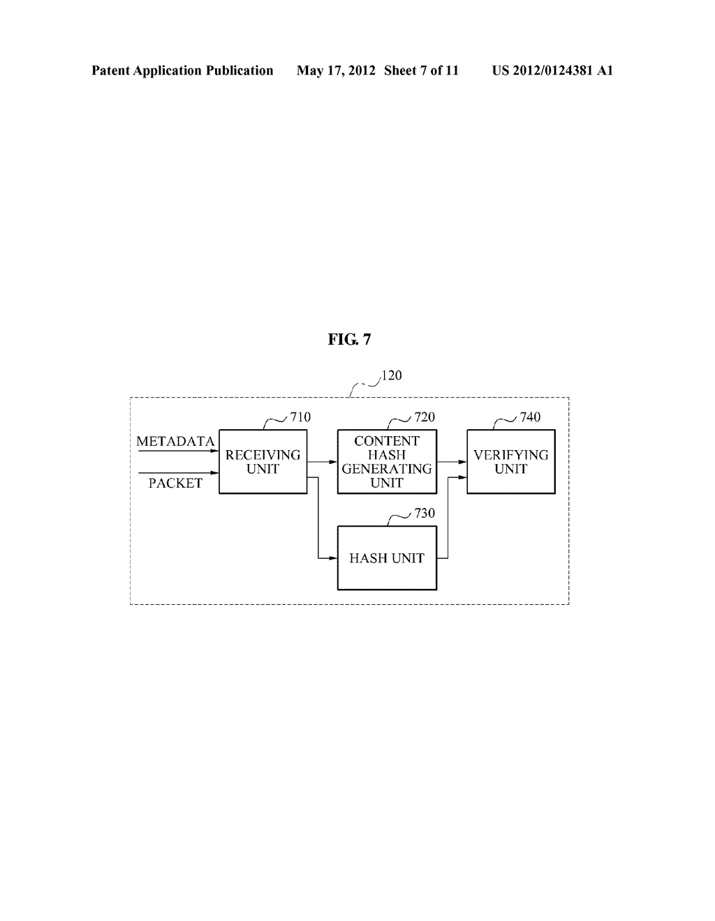 VALIDATION SYSTEM AND VERIFICATION METHOD INCLUDING SIGNATURE DEVICE AND     VERIFICATION DEVICE TO VERIFY CONTENTS - diagram, schematic, and image 08