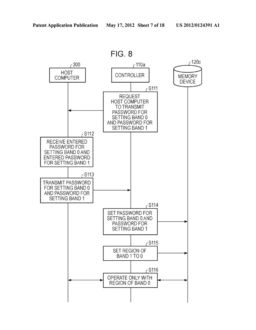 STORAGE DEVICE, MEMORY DEVICE, CONTROL DEVICE, AND METHOD FOR CONTROLLING     MEMORY DEVICE - diagram, schematic, and image 08