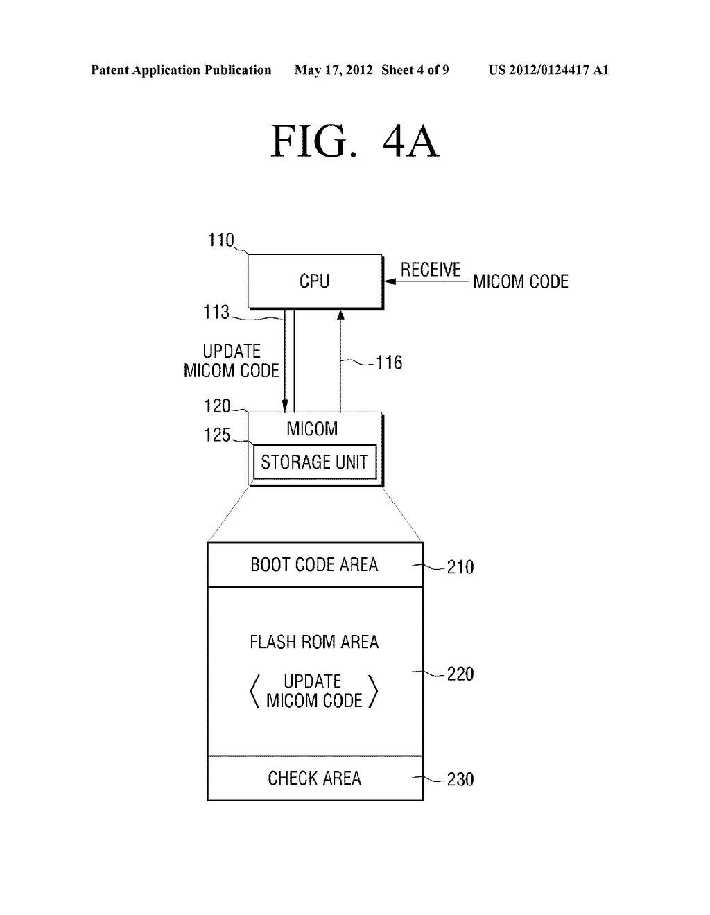 DISPLAY APPARATUS AND METHOD FOR UPDATING MICOM CODE THEREOF - diagram, schematic, and image 05