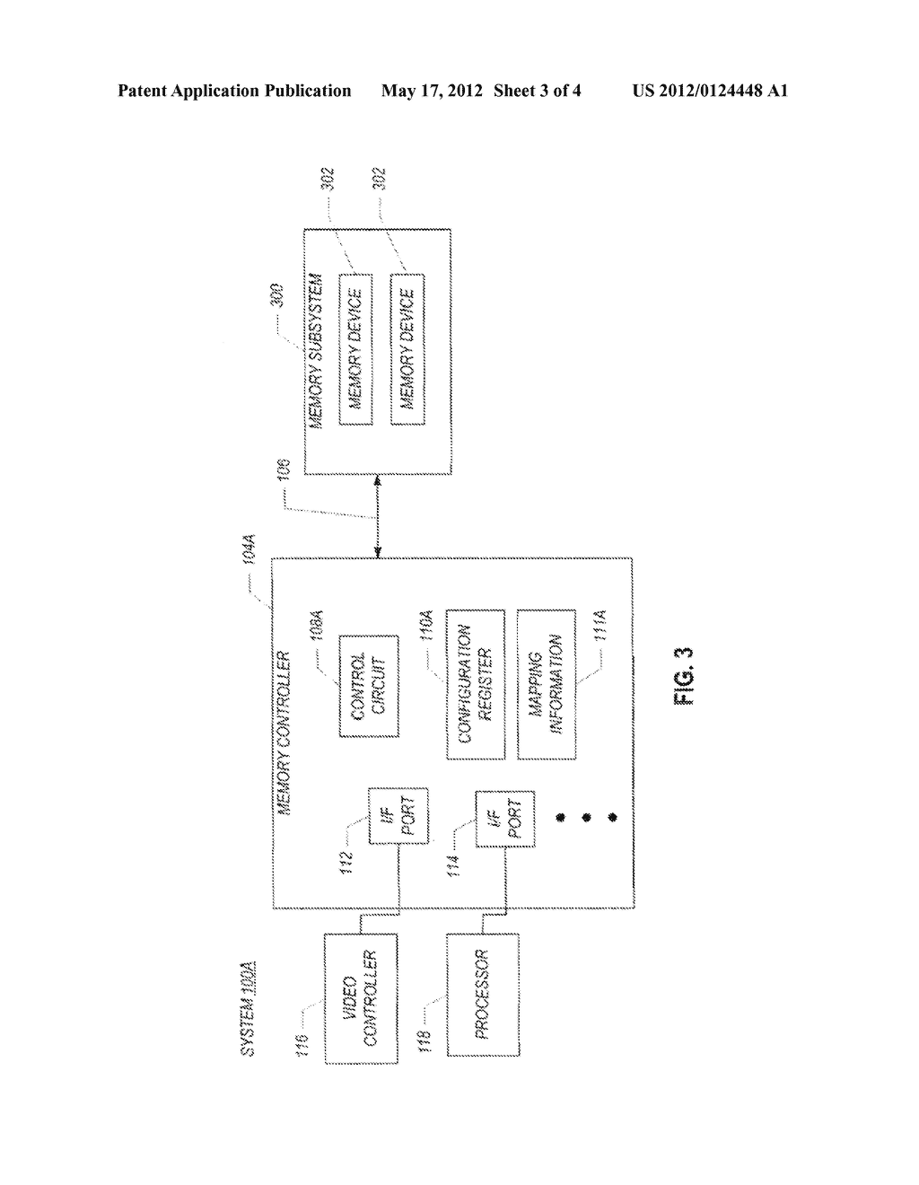 MEMORY SUBSYSTEM HAVING A FIRST PORTION TO STORE DATA WITH ERROR     CORRECTION CODE INFORMATION AND A SECOND PORTION TO STORE DATA WITHOUT     ERROR CORRECTION CODE INFORMATION - diagram, schematic, and image 04