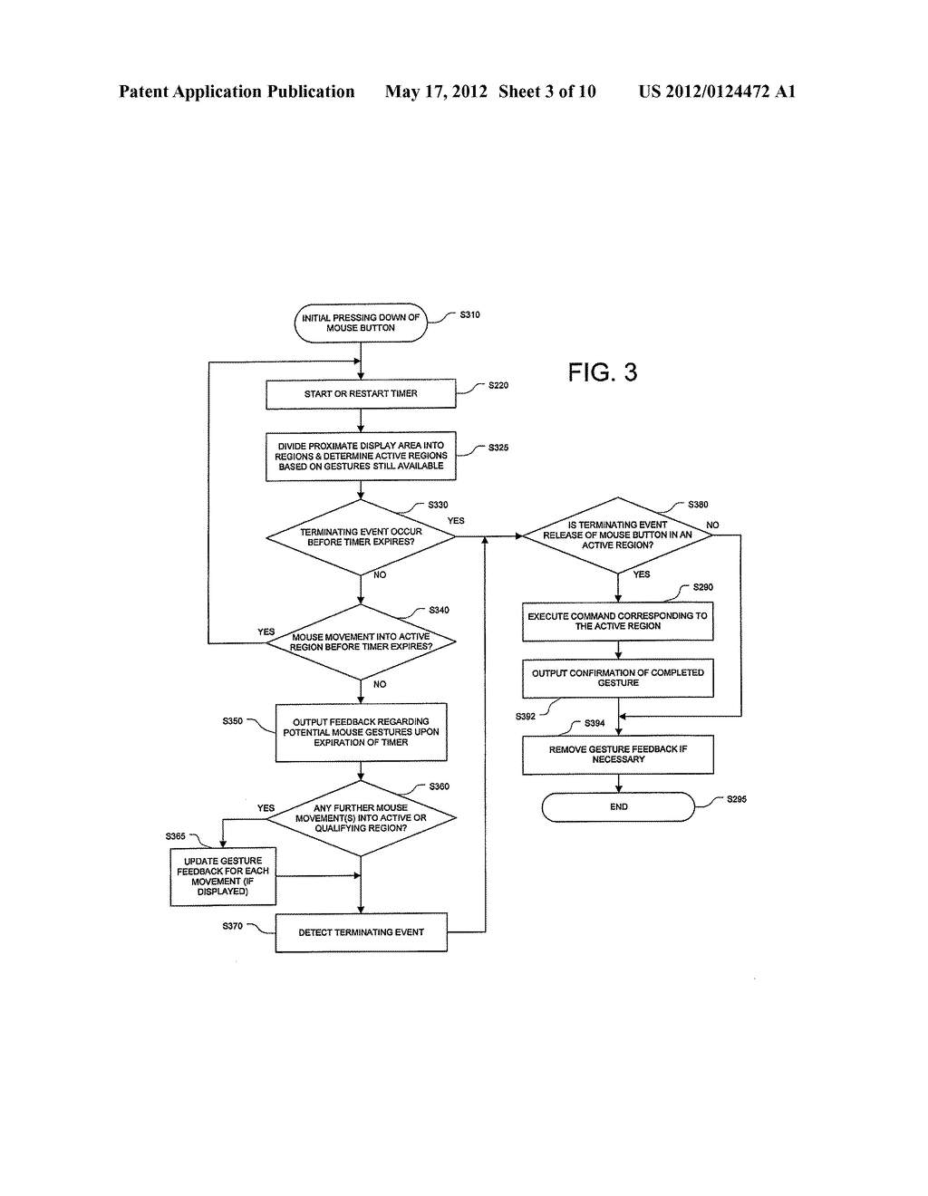 SYSTEM AND METHOD FOR PROVIDING INTERACTIVE FEEDBACK FOR MOUSE GESTURES - diagram, schematic, and image 04