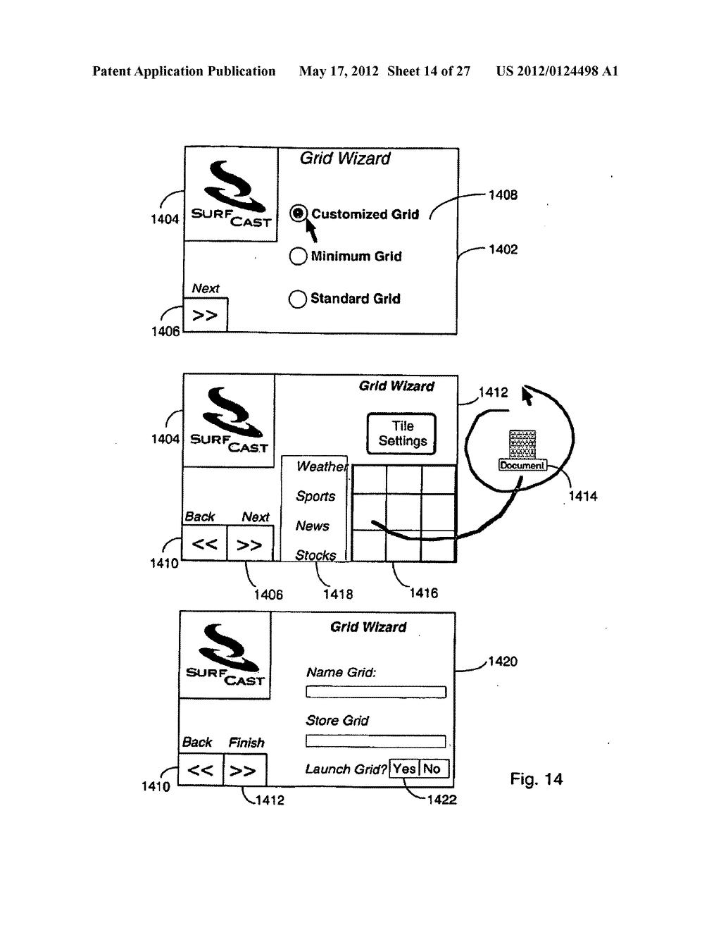 System and Method for Simultaneous Display of Multiple Information Sources - diagram, schematic, and image 15