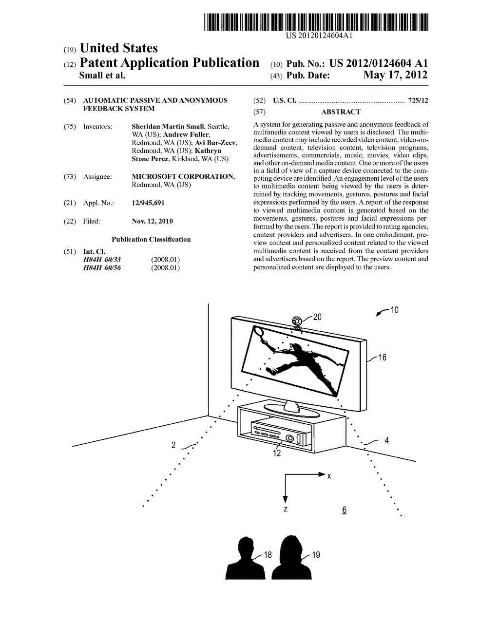 AUTOMATIC PASSIVE AND ANONYMOUS FEEDBACK SYSTEM - diagram, schematic, and image 01