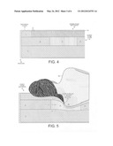 Zoned foam mattress with alternating lateral regions of HD foam and memory     foam diagram and image