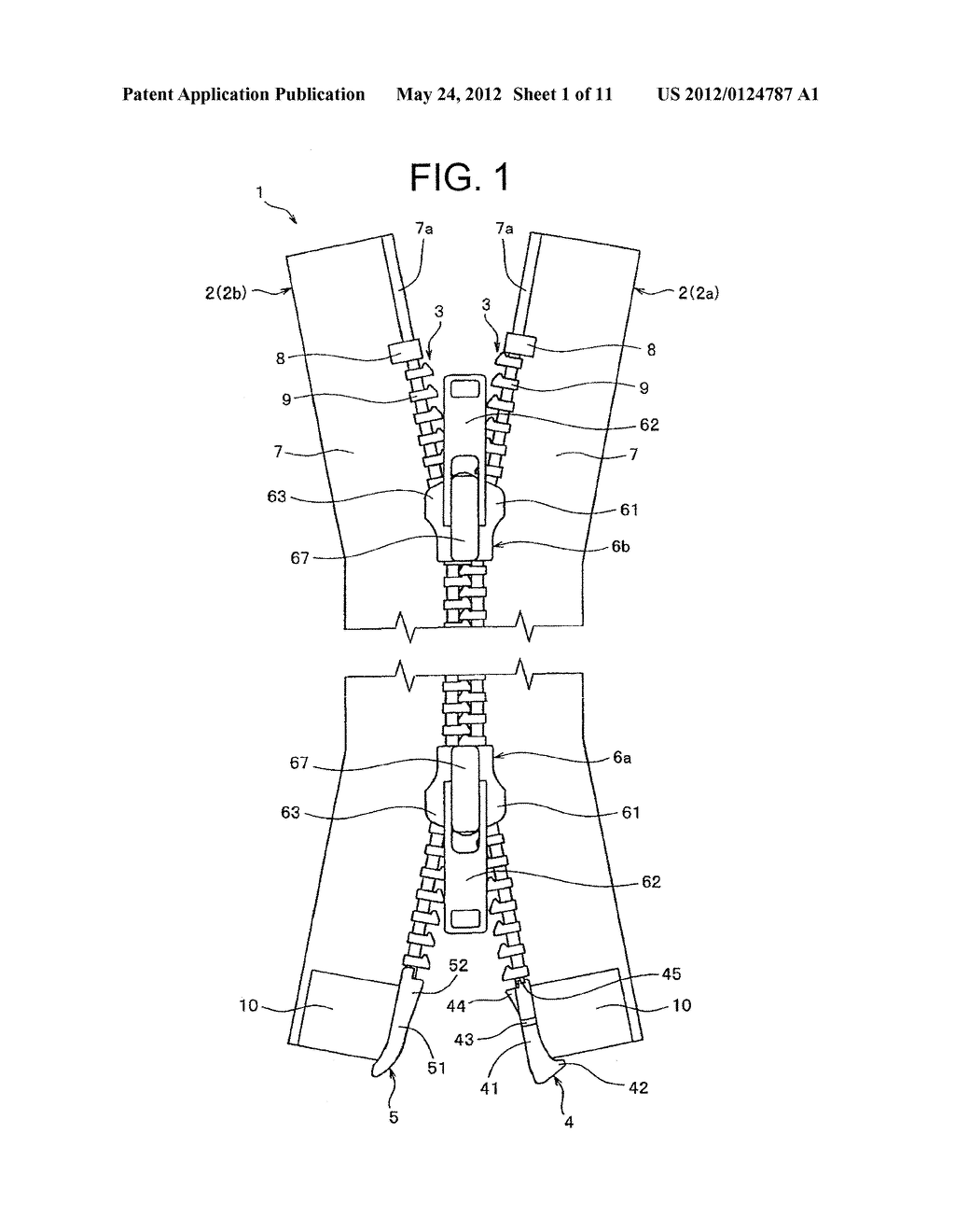 Slide Fastener - diagram, schematic, and image 02
