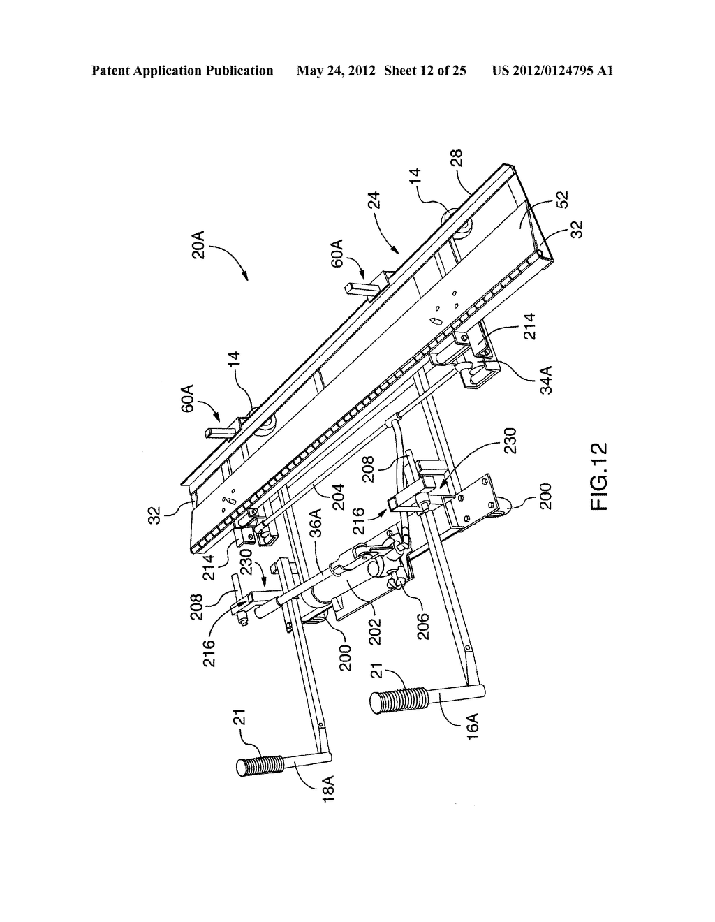 SYSTEM FOR CHANGING ICE RESURFACER BLADES - diagram, schematic, and image 13